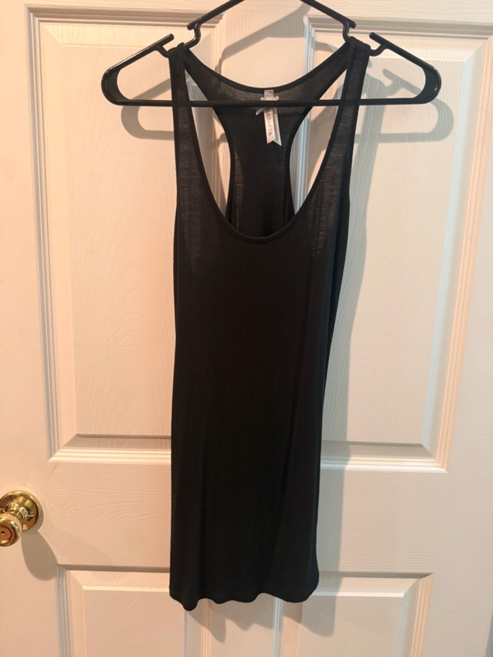 Source Unknown Black Racerback Tank Top